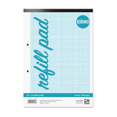 Rhino A4 Graph Pad 100 Page 10mm 1:5:10 Graph Ruling With Plain Reverse (Pack 6) - HAG1-4 DD